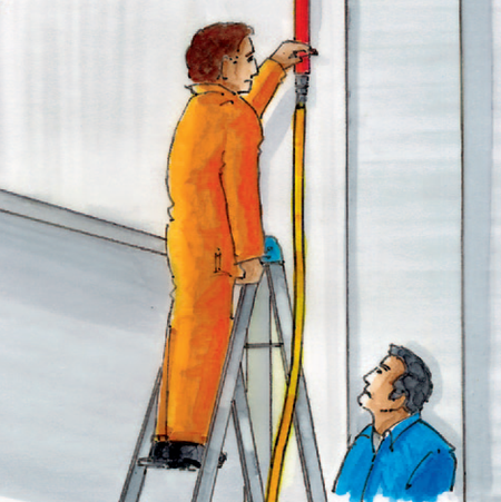 Problems with the flow detector test