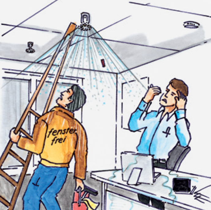 Figure Problems Damage Sprinkler