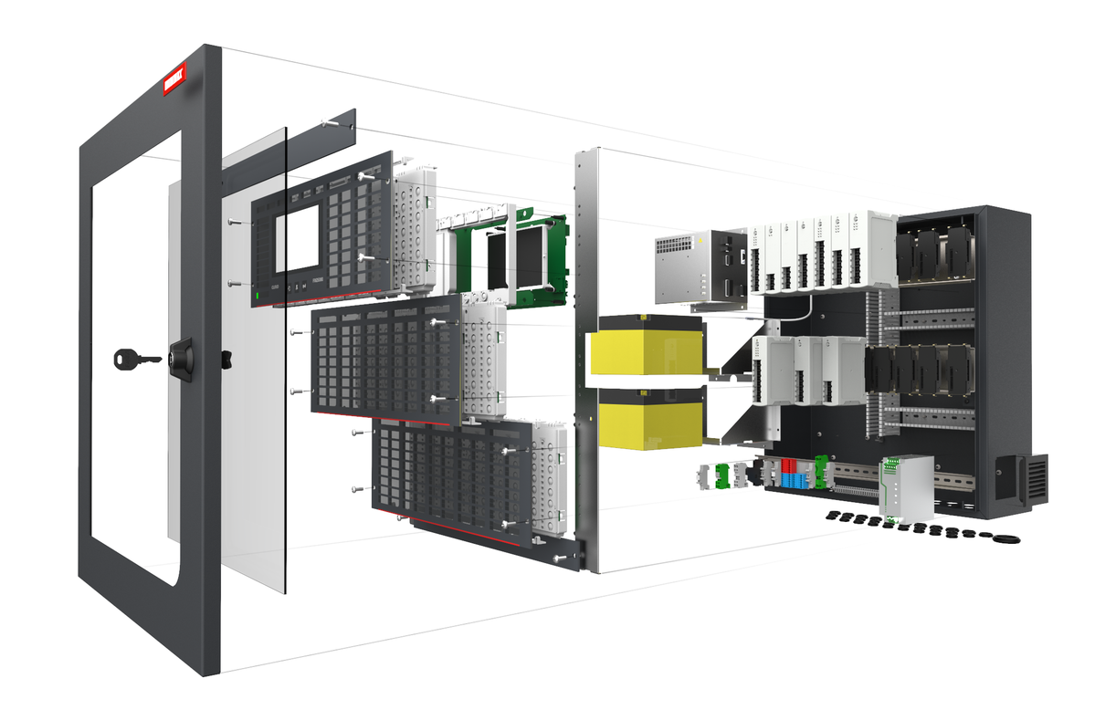 Modular construction of the fire alarm system