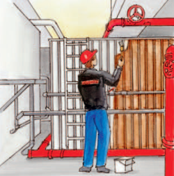 Leistungsumfang zur Sanierung von Wasservorratsbehältern