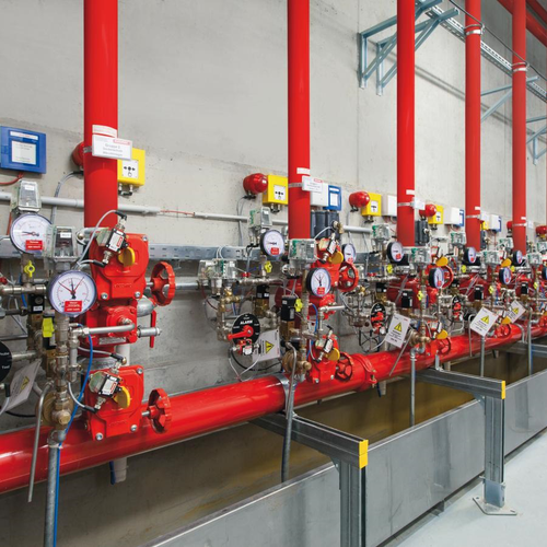 Sprinkler system in the industry
