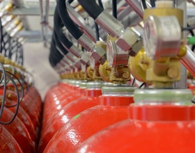 System gaszenia gazem Oxeo