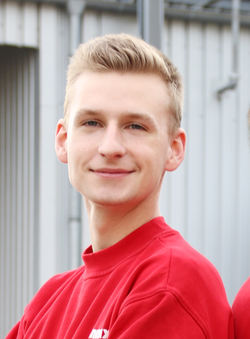 Photo of an apprentice plant mechanic named Marcel