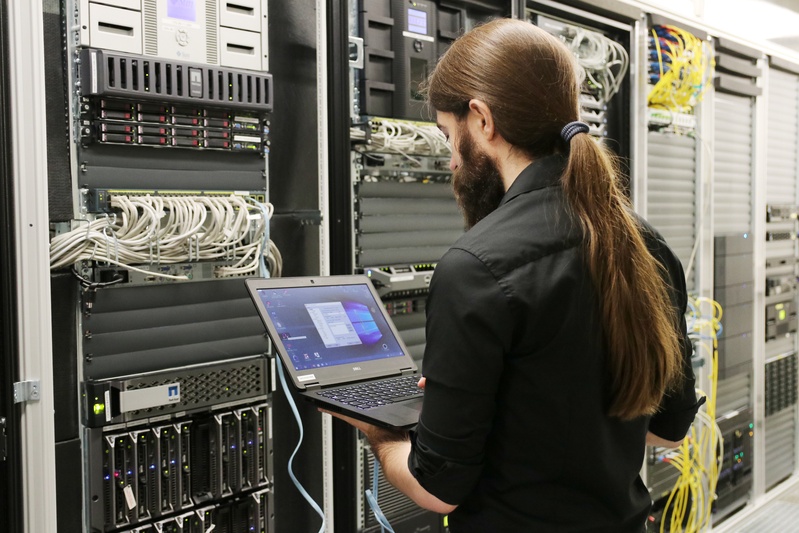 IT specialists at work