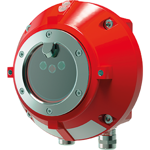 UniVario FMX5000 IR Fire detector with 3 sensors and 3-fold optical test