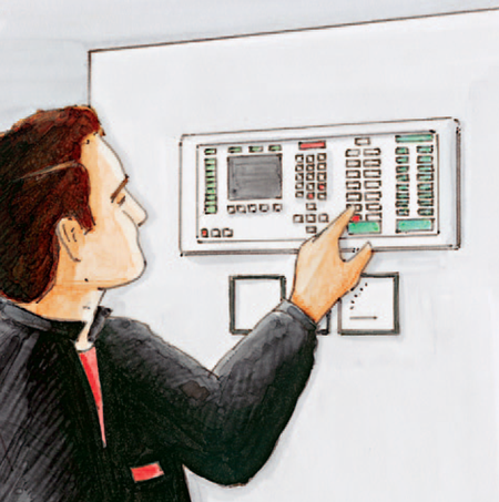 Strömungsmeldertests mittels Zonecheck