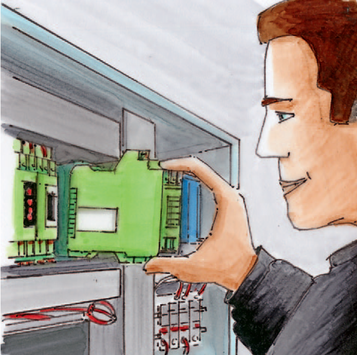 Scope of service for fault relay to an external control center