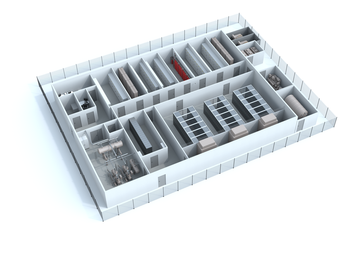 Protected areas of Data Center