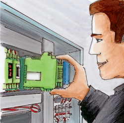 Scope of service for fault relay to an external control center