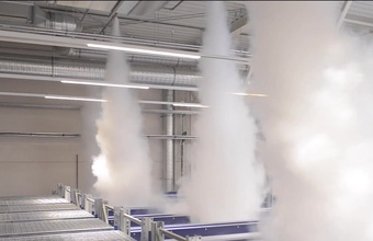 Residue-free fire fighting with CO2