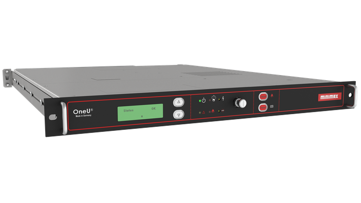 OneU Fire protection systems with only one height unit in place