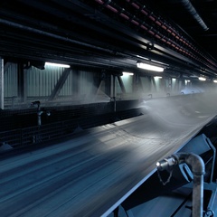 Coal conveyor-belt systems