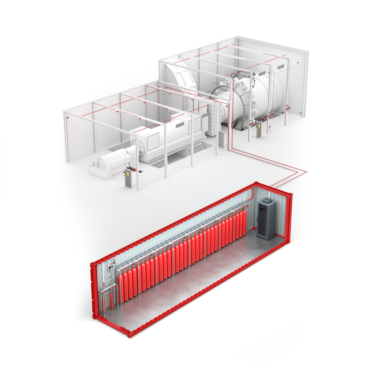 Construction of the Gas turbine: TurbineProtect