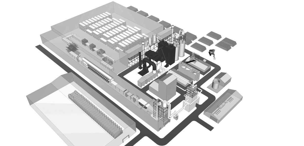 Protected areas of wood processing plants